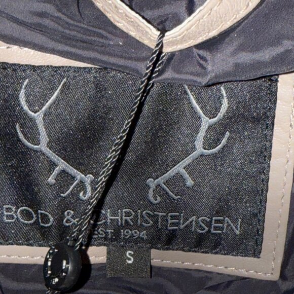 Bod & Christensen Women's Leather Puffer Jacket Quilted Size Small New with Tag - Picture 7 of 9